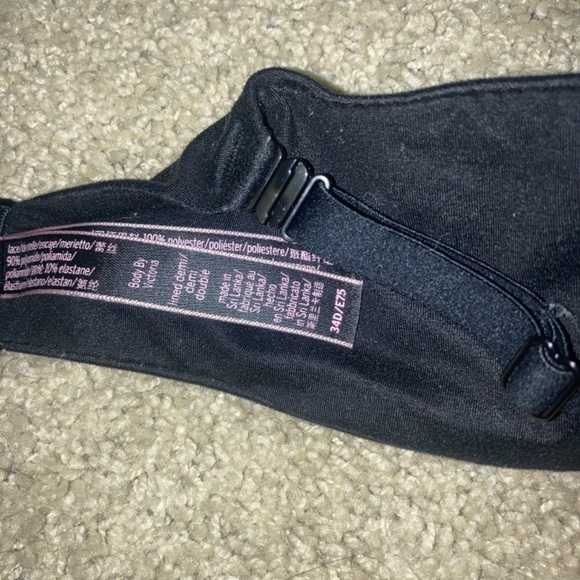 Victoria Secret Black and Nude Accent Bra Body By Victoria 34D - Picture 3 of 3